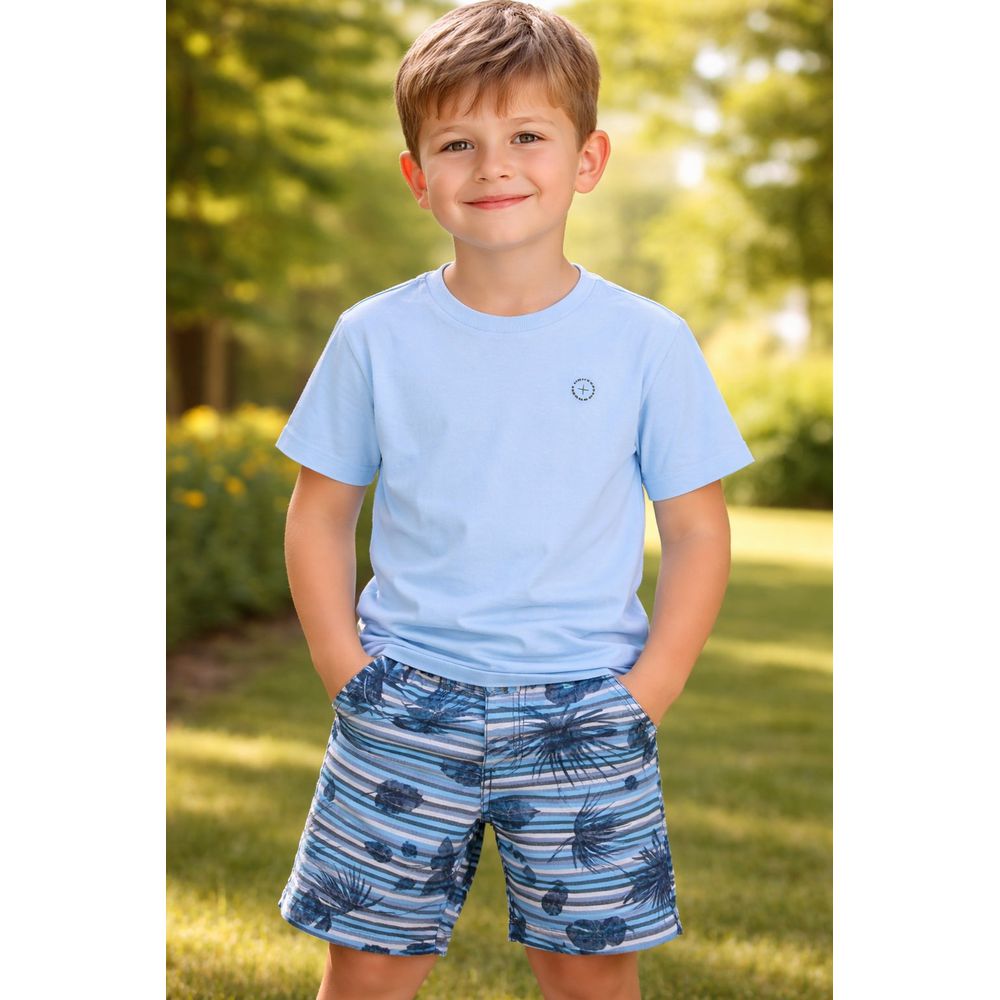 Camisa Azul Claro - PURO GLAMOUR KIDS