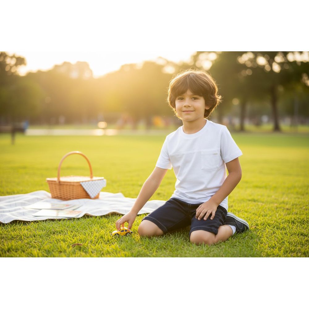 Camisa Branca - PURO GLAMOUR KIDS