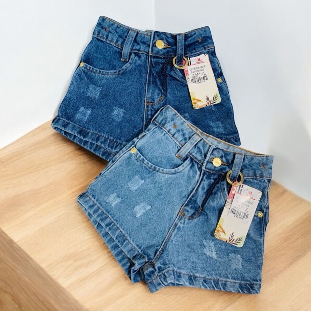 Short Jeans Médio - PURO GLAMOUR KIDS
