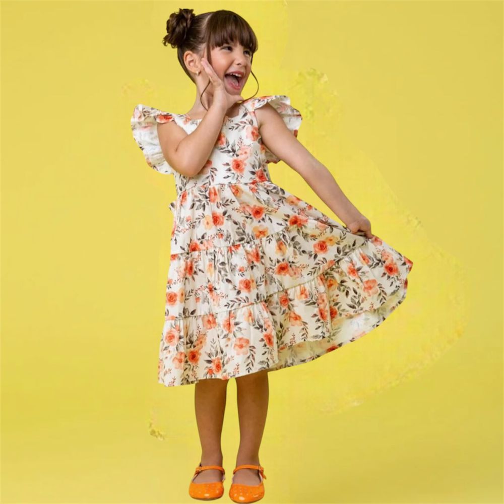 Vestido Floral - PURO GLAMOUR KIDS