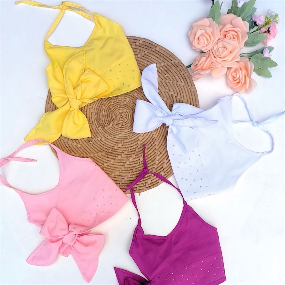 Cropped Amarelo - PURO GLAMOUR KIDS