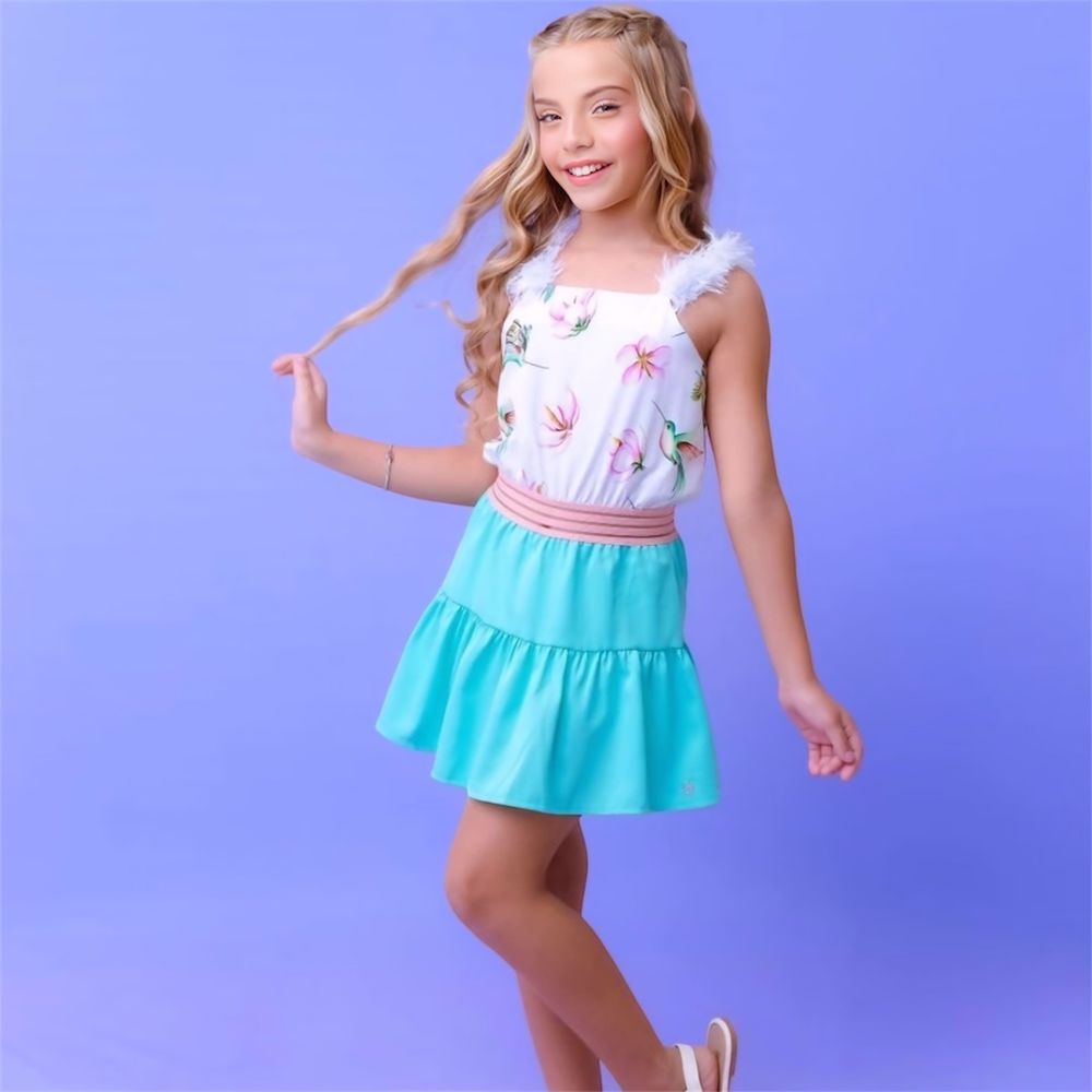 Vestido Pluma - PURO GLAMOUR KIDS