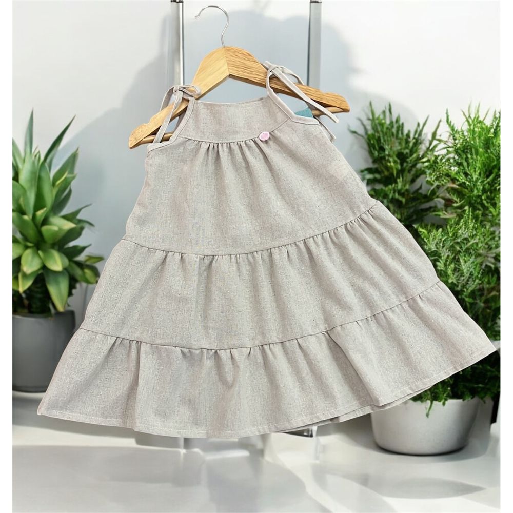 Vestido Crú - PURO GLAMOUR KIDS