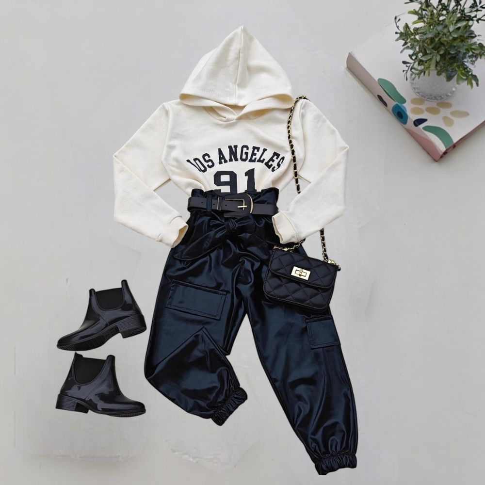 Calça Metalizada - PURO GLAMOUR KIDS