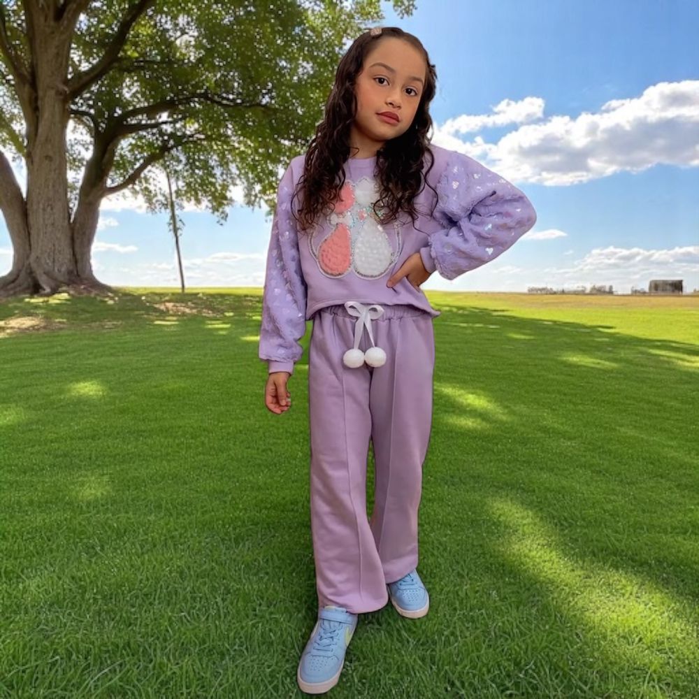 Conjunto Lilás - PURO GLAMOUR KIDS