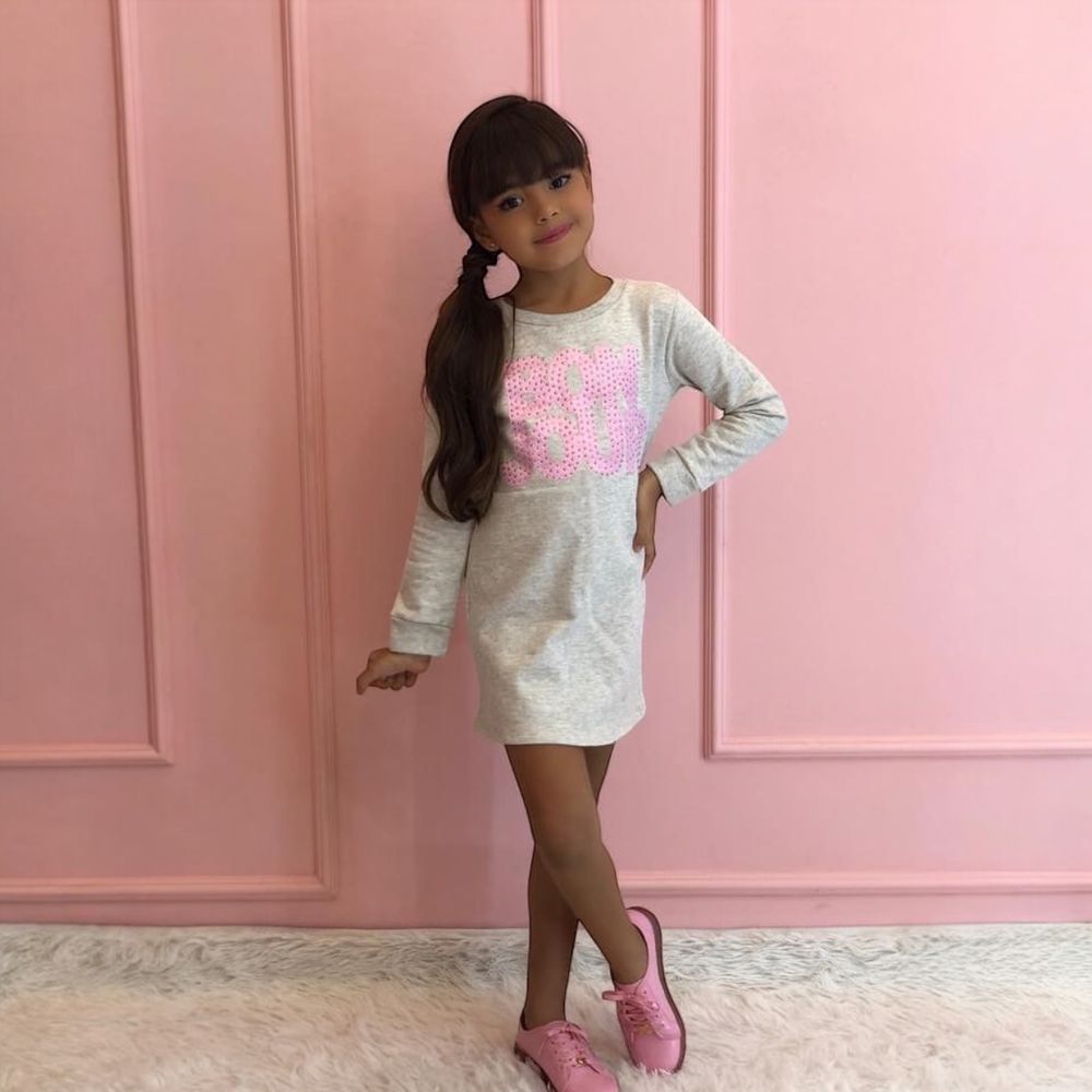 Vestido Rosa - PURO GLAMOUR KIDS