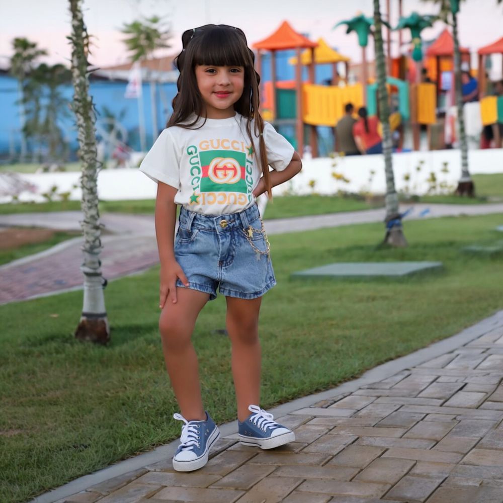 Short Jeans - PURO GLAMOUR KIDS