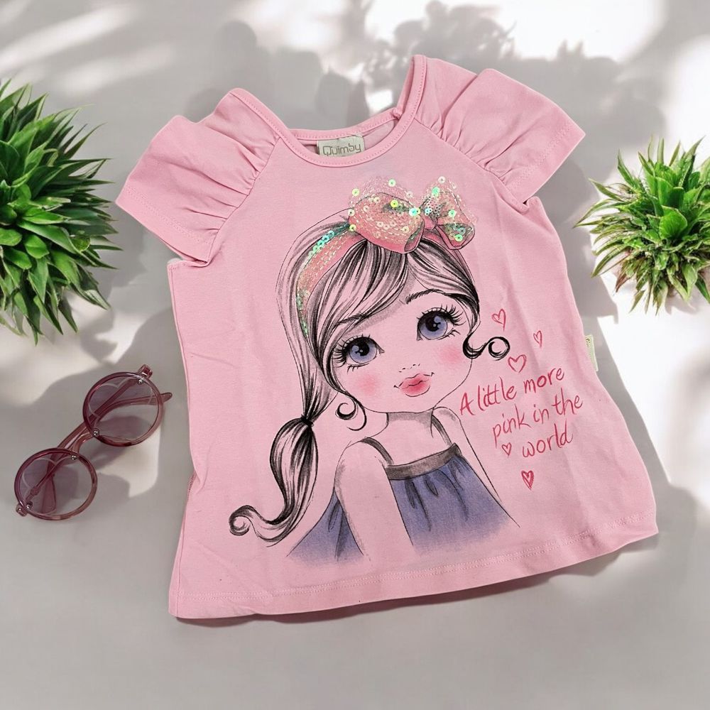 Blusa Rosa - PURO GLAMOUR KIDS