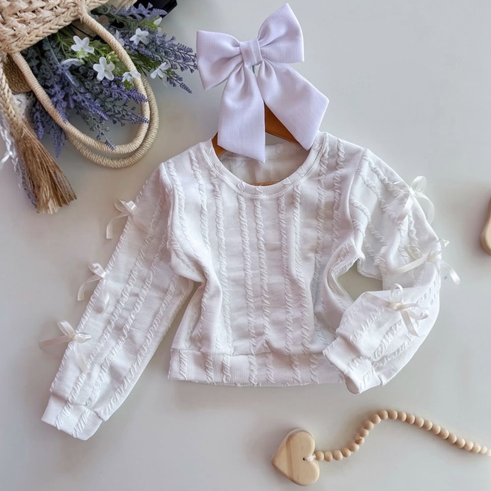 Blusa Laço - PURO GLAMOUR KIDS