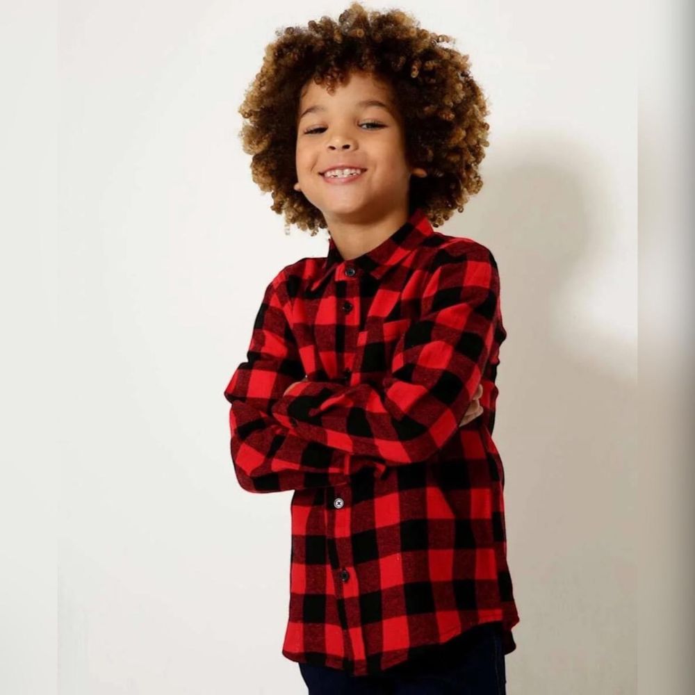 Camisa Xadrez - PURO GLAMOUR KIDS