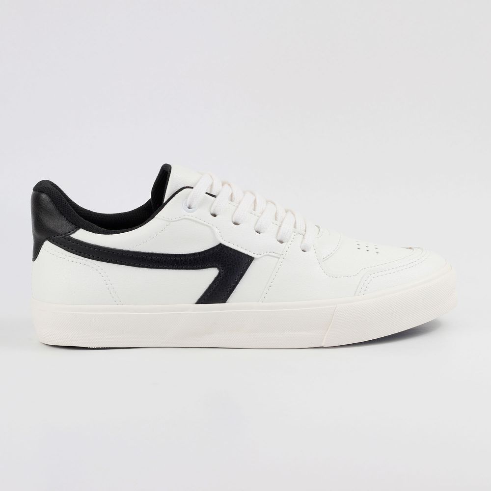 Tênis Randall Street Sintético Nice - Branco Preto... - Randall