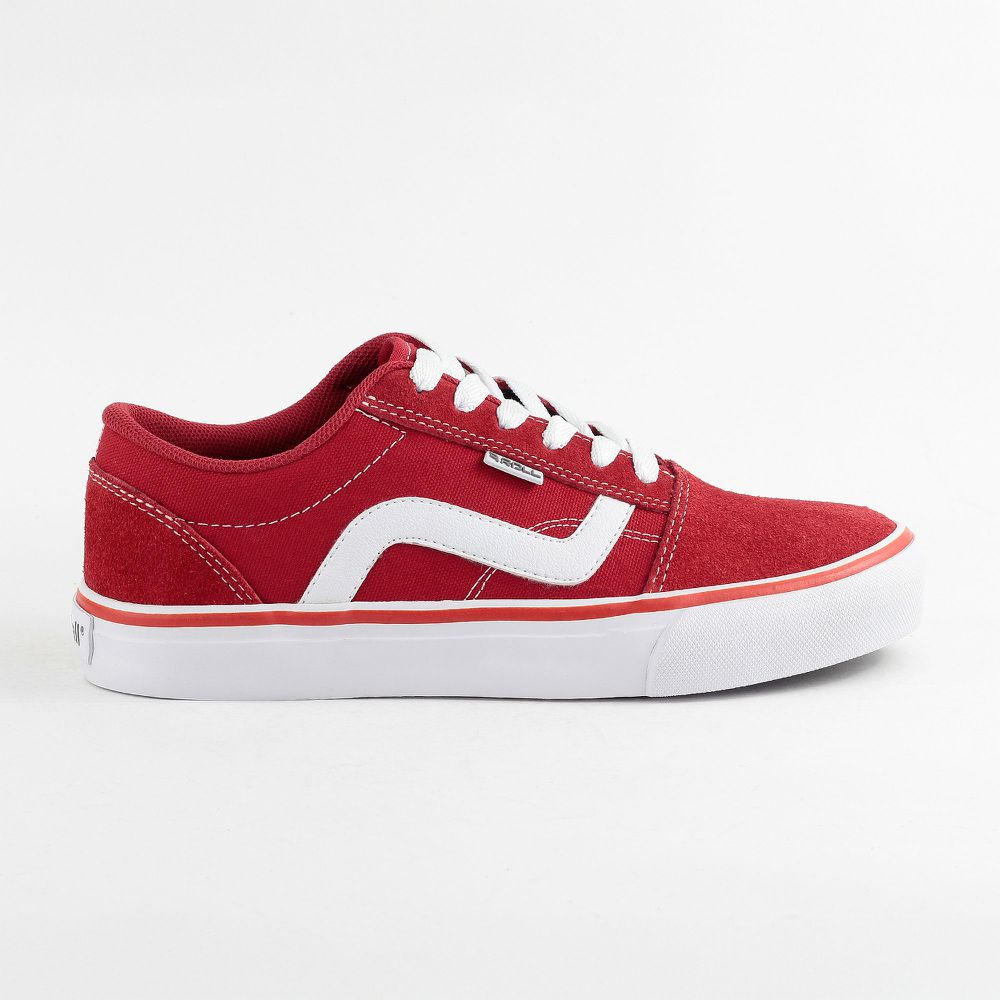 Tênis Randall Lona Camurça Voyage - Vermelho - Randall