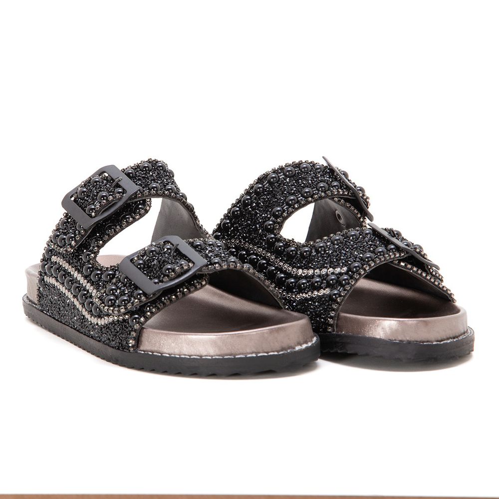 Sandalia Papete Birken Pedraria Confort Rast Shoes... - RAST SHOES