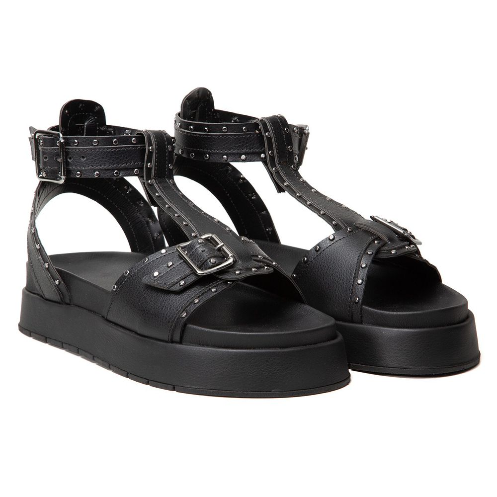 Sandália Flatform Com Spikes Rast Shoes Confort – ... - RAST SHOES
