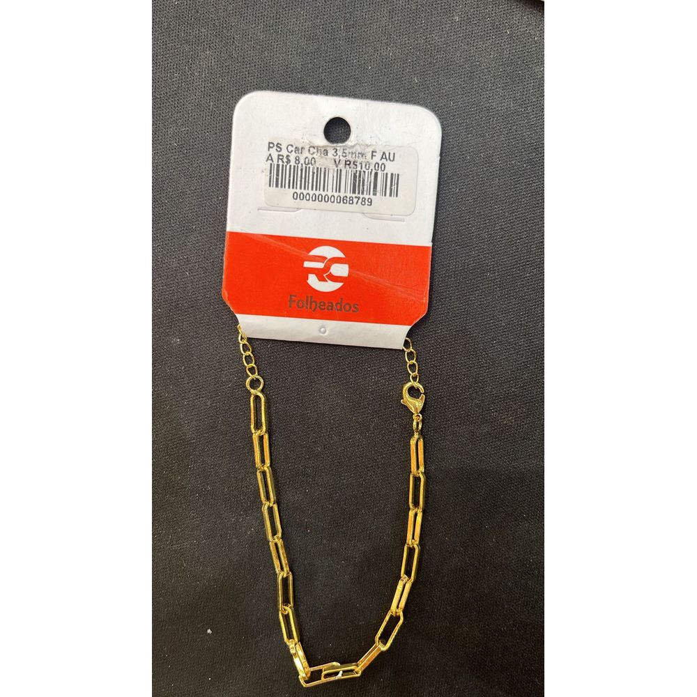 Pulseira Cartier Chapada Banhado A Ouro 18K - 0000... - RC JOIAS BY RUDI