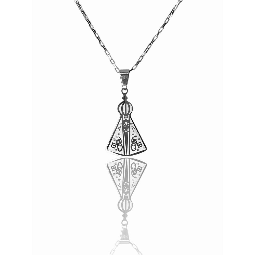 Pingente Nossa Senhora 20x32 Aço Inoxidável - 000... - RC JOIAS BY RUDI