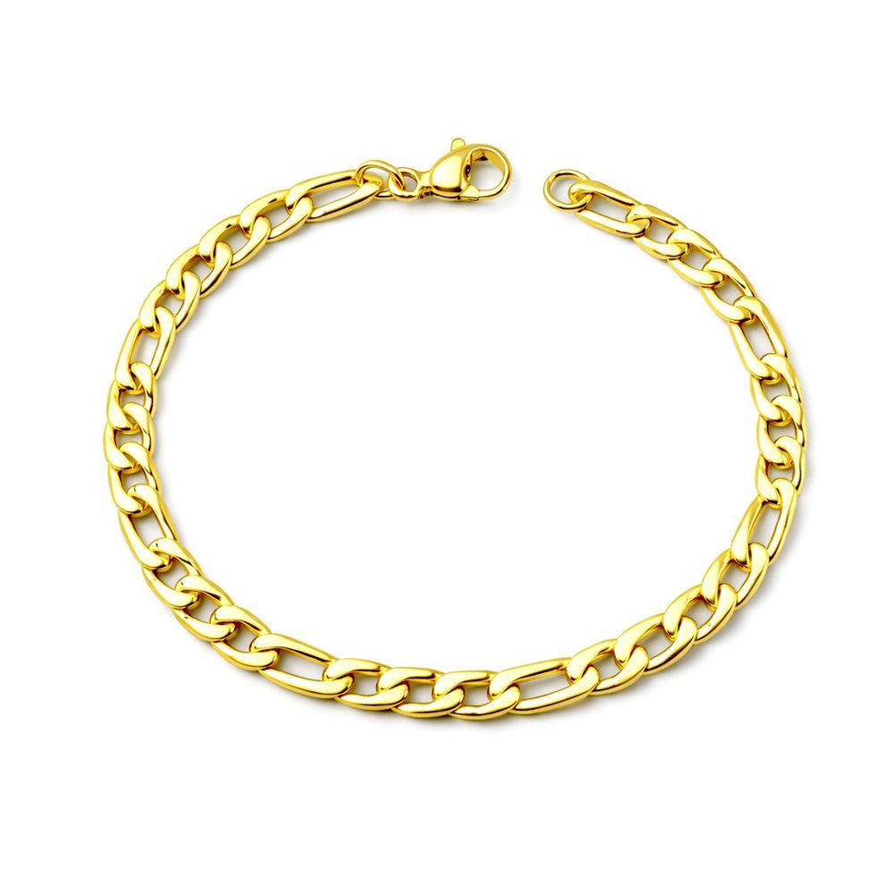 Pulseira 3x1 Fecho Lagosta Banhado a Ouro 18k - 00... - RC JOIAS BY RUDI