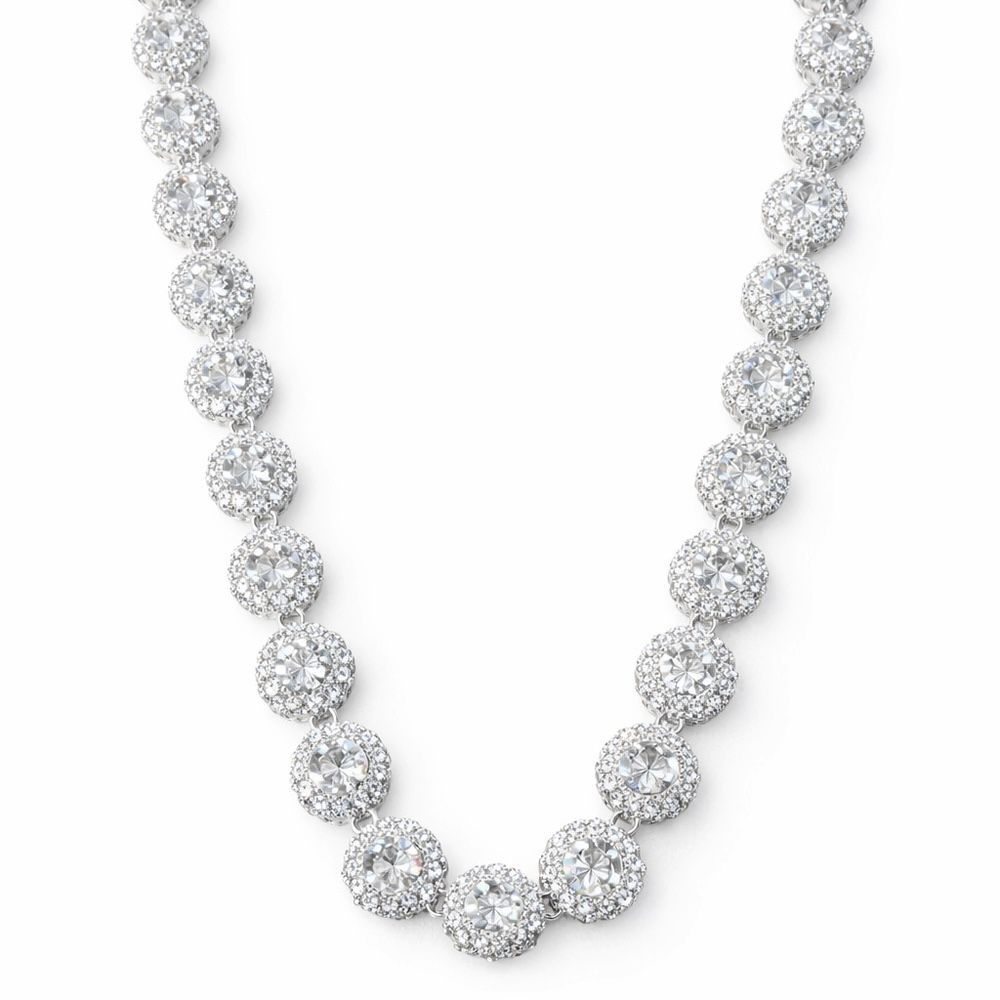 Colar Angelic Cravejado Hipoalergênico Banhado a r... - RC JOIAS BY RUDI