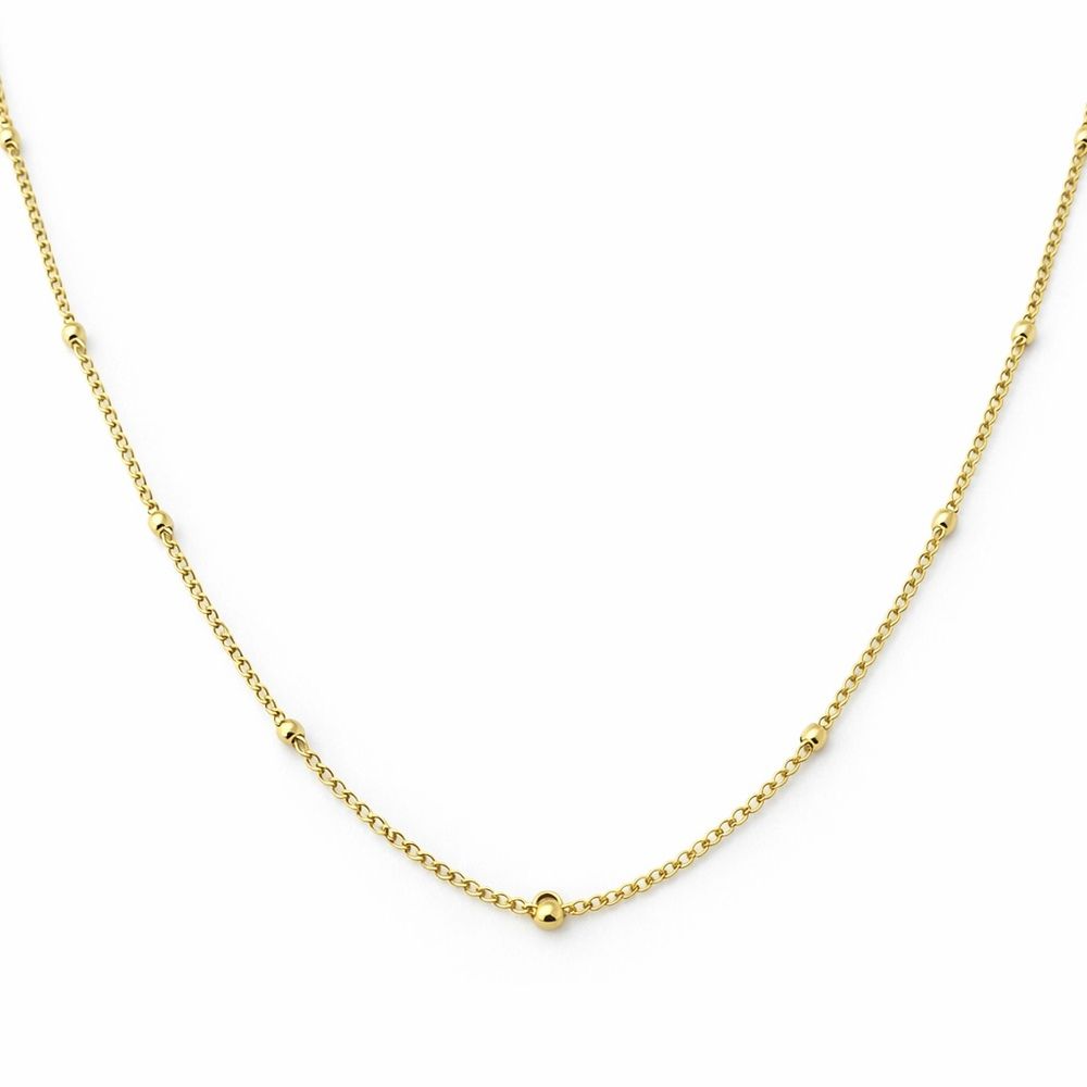 Colar Bolinha Grumte Banhado a Ouro 18K - 00000001... - RC JOIAS BY RUDI