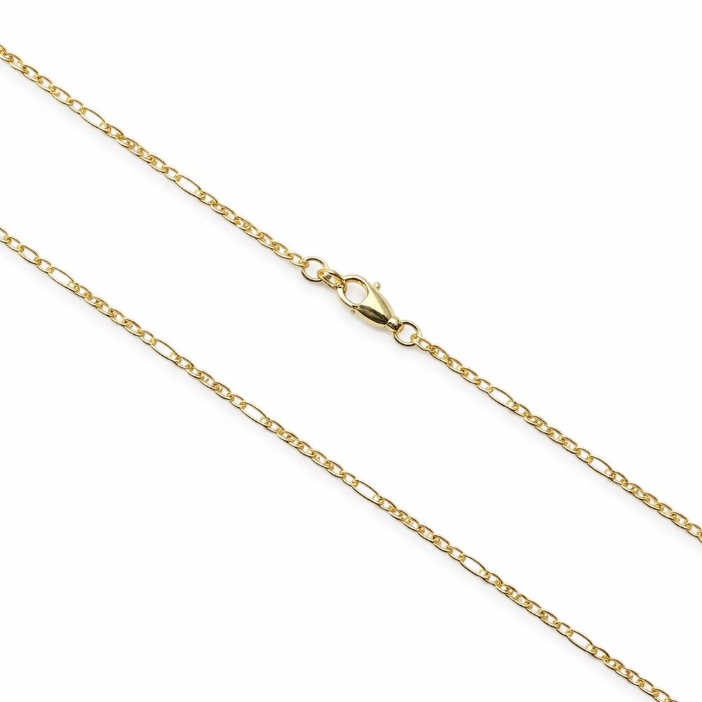 Corrente 3x1 Chapada Fecho Mosquetinho Banhado a O... - RC JOIAS BY RUDI