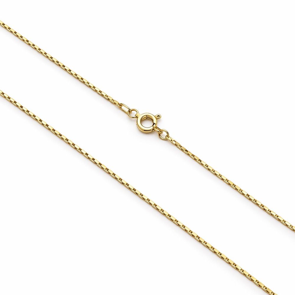 Corrente Tijolinho Fecho Boia Banhado a Ouro 18K -... - RC JOIAS BY RUDI