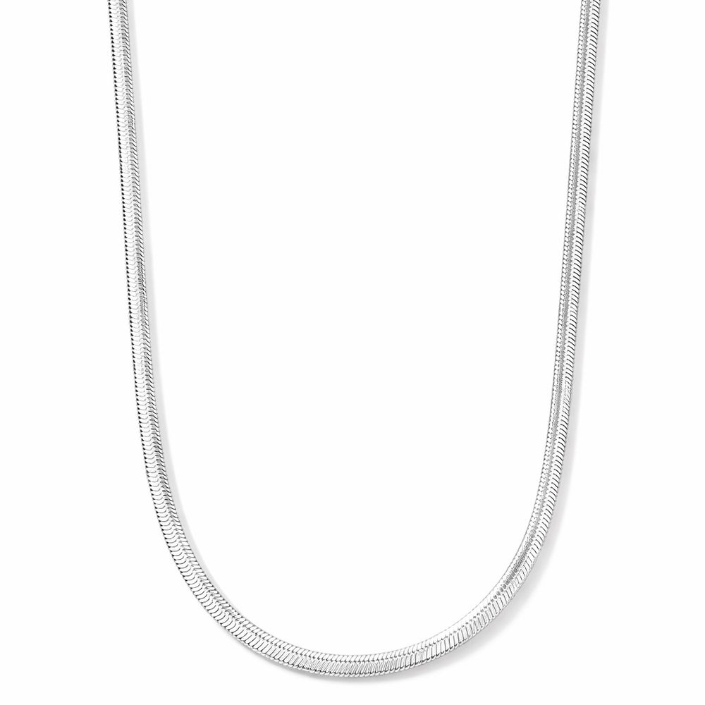 Colar Laminada 3 Milímetros Banhado a Prata 925 - ... - RC JOIAS BY RUDI