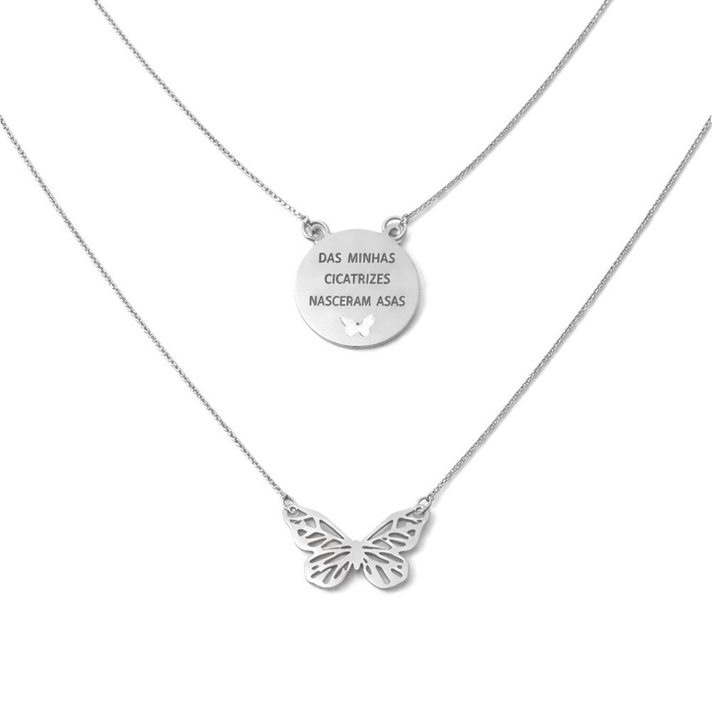 Colar Escapulário Das Minhas Cicatrizes Banhado a ... - RC JOIAS BY RUDI