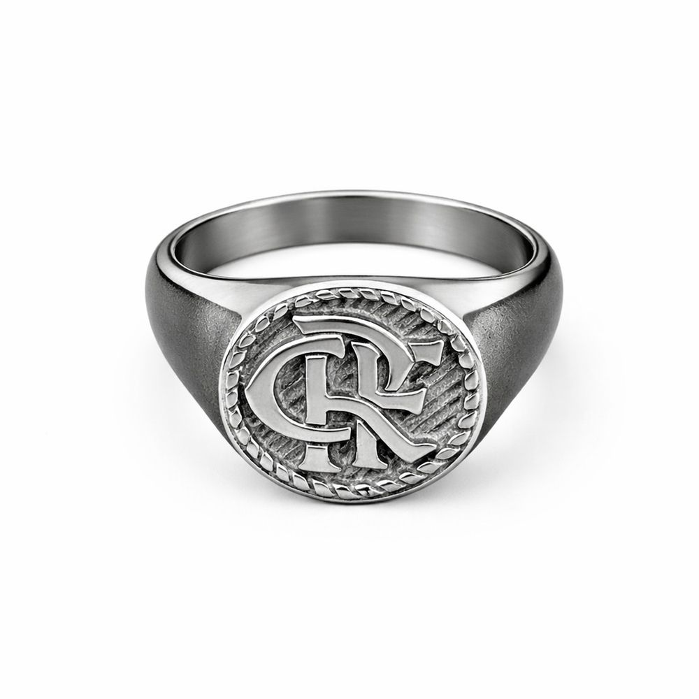 Dedeira Flamengo Redonda Aço Inoxidável - 00000001... - RC JOIAS BY RUDI