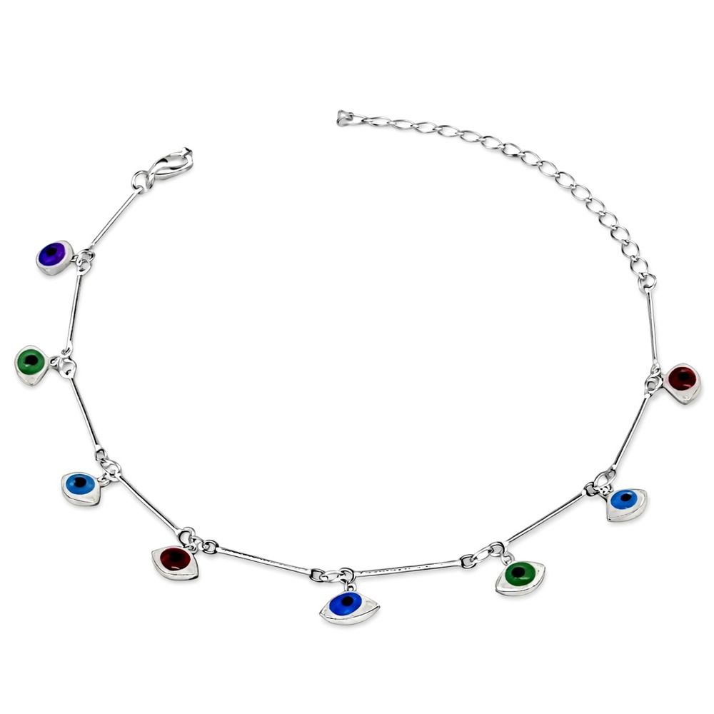 Pulseira Olho Grego Terceiro Colar Pendurado Palit... - RC JOIAS BY RUDI