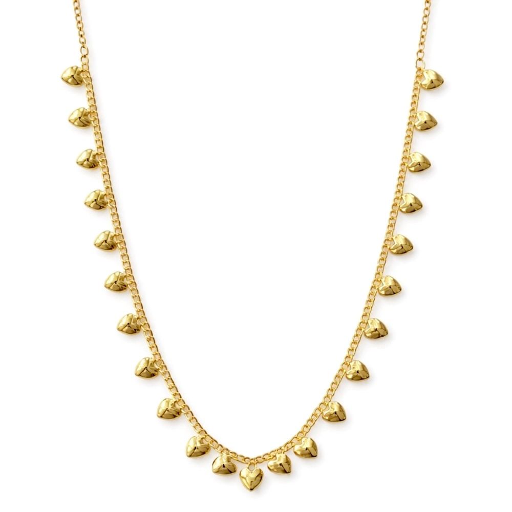 Colar Coração Contínuo Banhado a Ouro 18K - 00000... - RC JOIAS BY RUDI