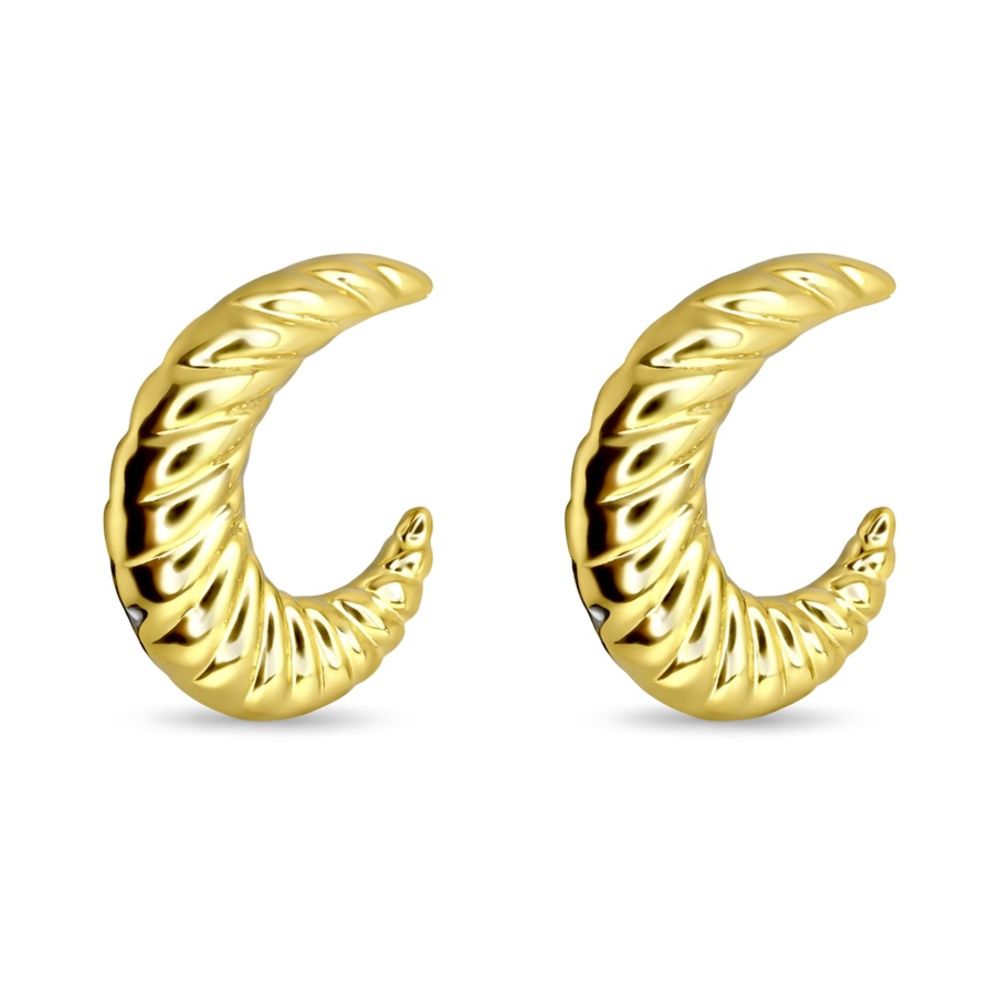 Brinco Anzol Lines AB Banhado a Ouro 18K - 0000000... - RC JOIAS BY RUDI