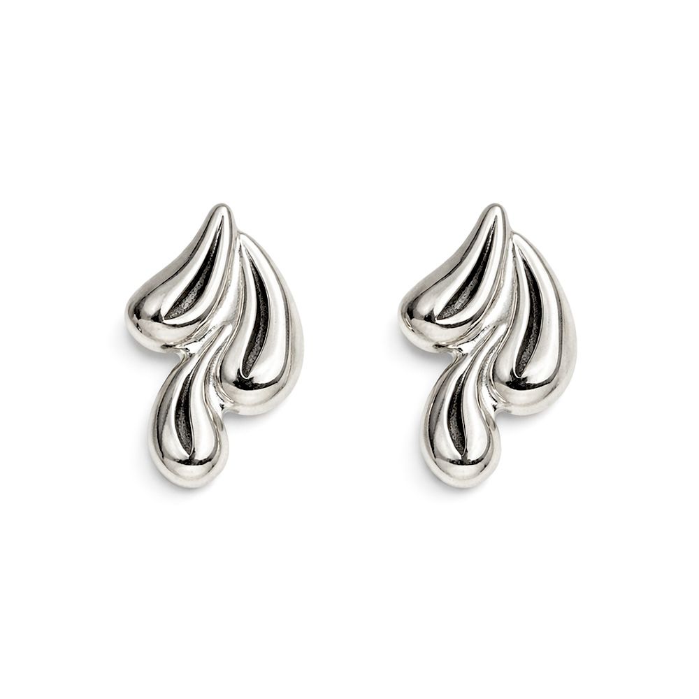 Brinco três Gotas Lisa Banhado A Prata 925 - 00000... - RC JOIAS BY RUDI