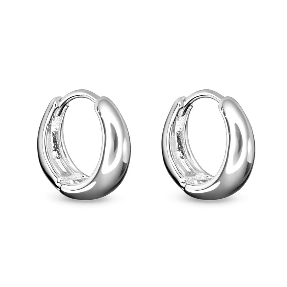 Brinco Argolinha Banhado A Prata 925 - 00000001141... - RC JOIAS BY RUDI