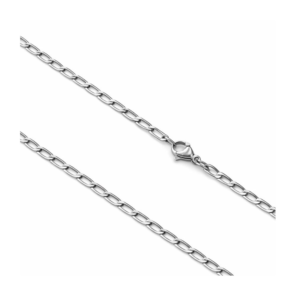 Corrente Grumet Alongada Fecho Lagosta Aço Inoxidá... - RC JOIAS BY RUDI