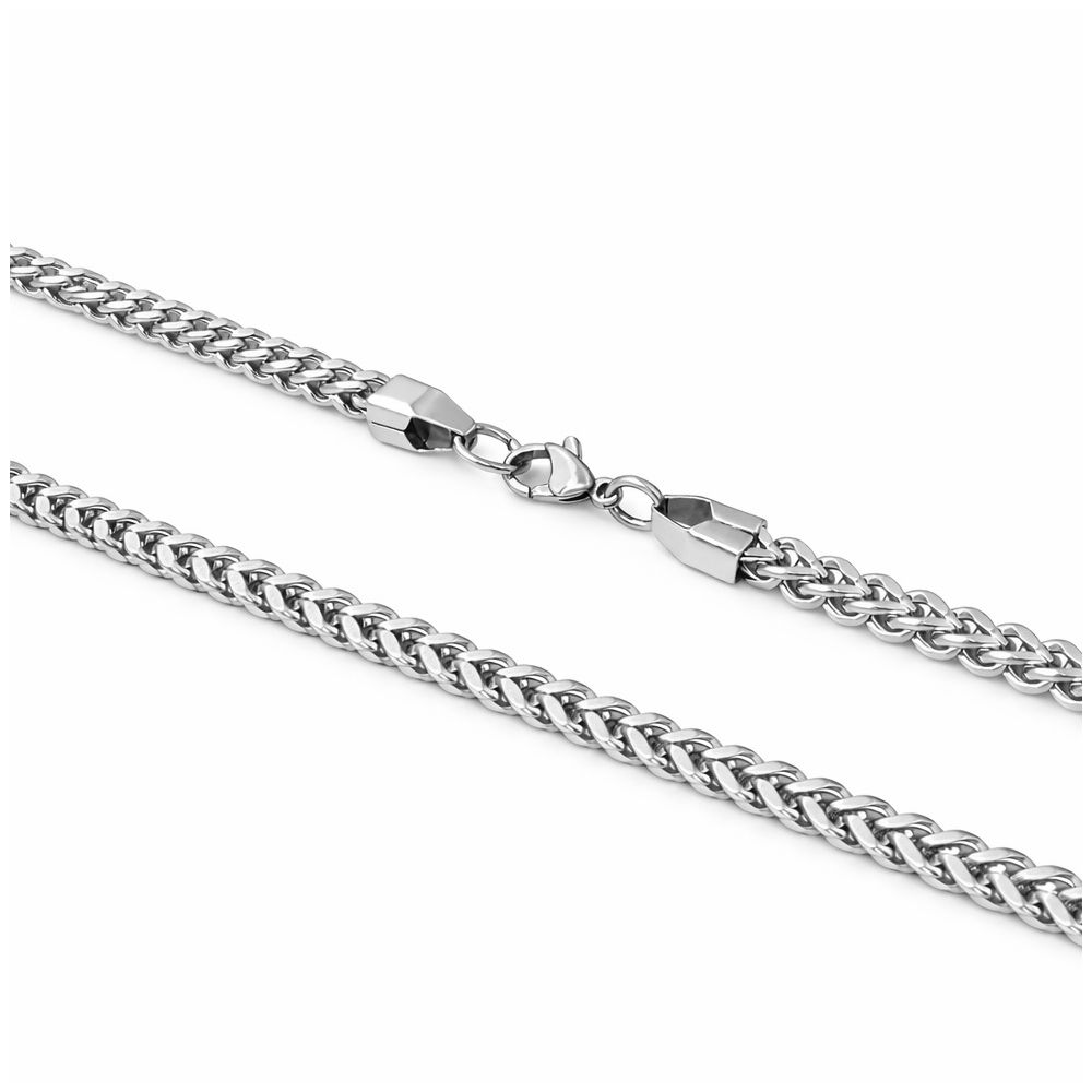 Corrente Grumet Quadrado Fecho Lagosta Aço Inoxidá... - RC JOIAS BY RUDI