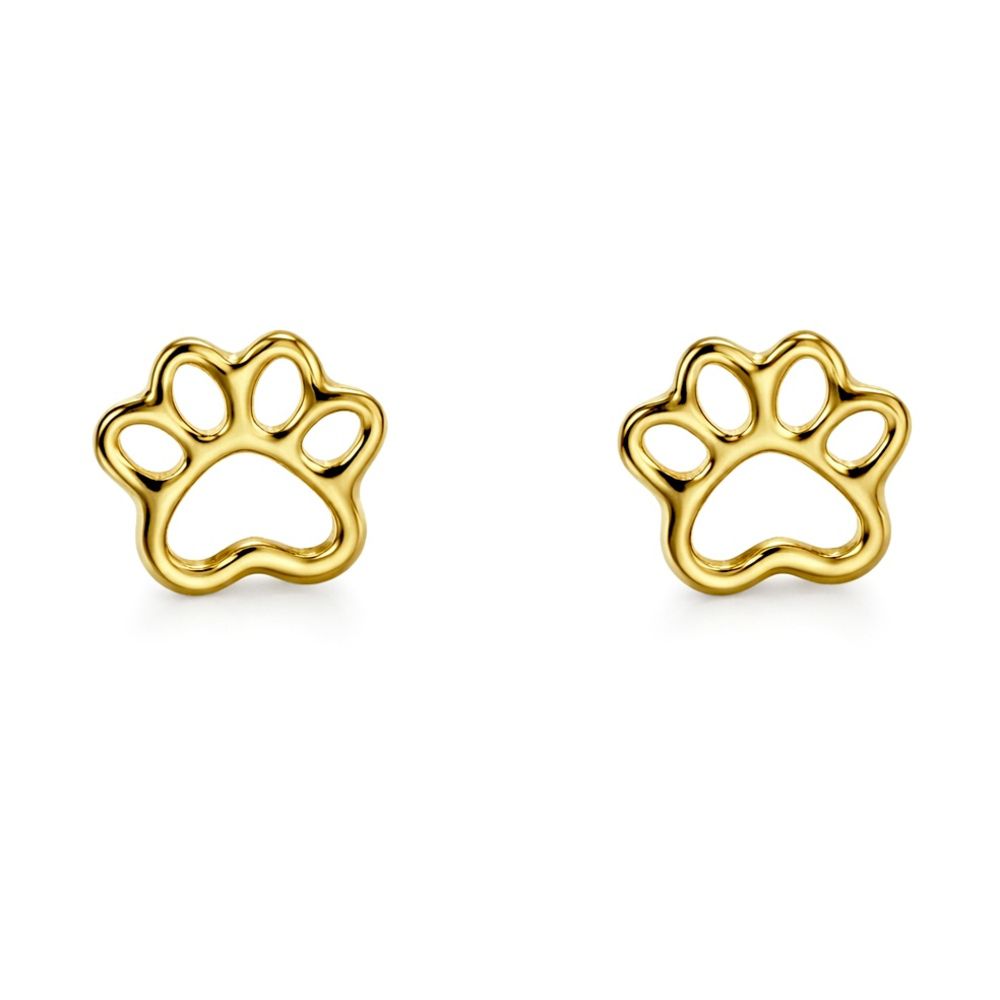 Brinco Patinha Banhado A Ouro 18K - 0000000075268 - RC JOIAS BY RUDI