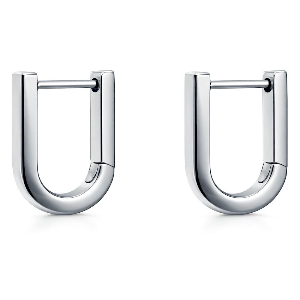 Brinco Oval Geometrico Aço Inoxidável - 0000000131... - RC JOIAS BY RUDI