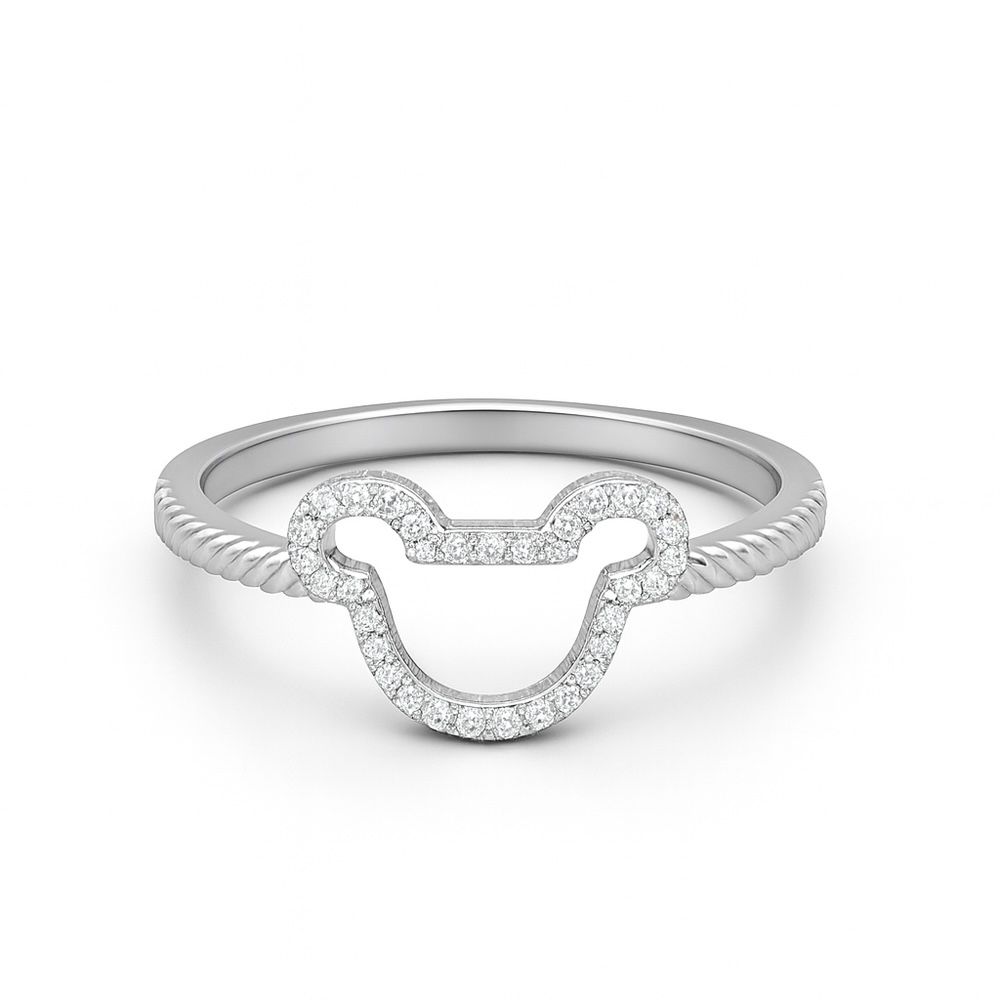 Anel Mickey Mouse Banhado a Prata 925 - 0000000000... - RC JOIAS BY RUDI