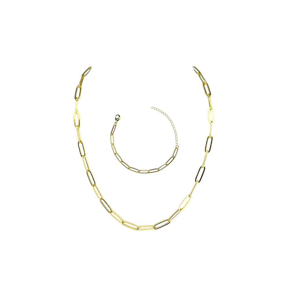 Colar Cartier Alongado Banhado A Ouro 18K - 000000... - RC JOIAS BY RUDI