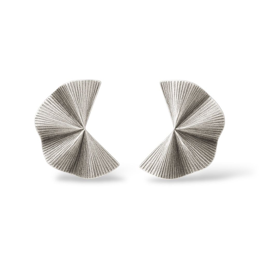 Brinco Leque Banhado a Prata 925 - 0000000113946 - RC JOIAS BY RUDI