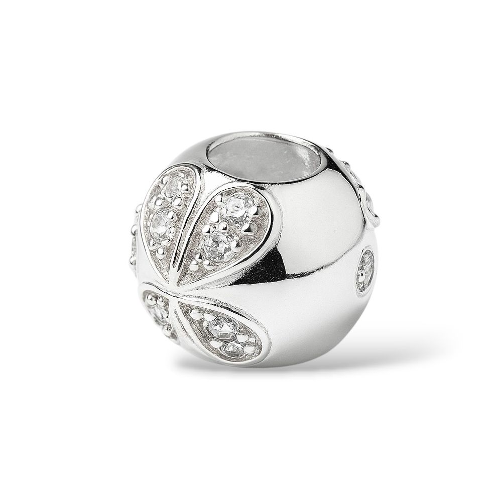 Pingente Berloque Flor Cristal Zircônia Banhado A ... - RC JOIAS BY RUDI