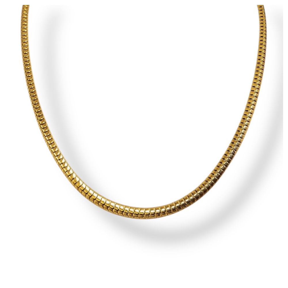 Colar Lacraia Banhado A Ouro 18K - 0000000131230 - RC JOIAS BY RUDI