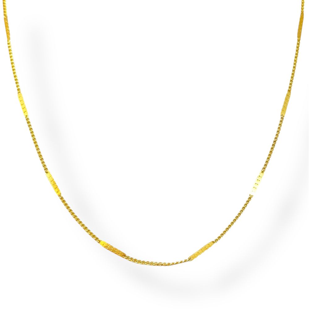 Colar Grumezi Placa Banhado A Ouro 18K - 000000007... - RC JOIAS BY RUDI