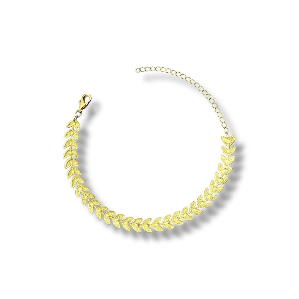 Pulseira Escama Banhado A Ouro 18K - 0000000122535 - RC JOIAS BY RUDI