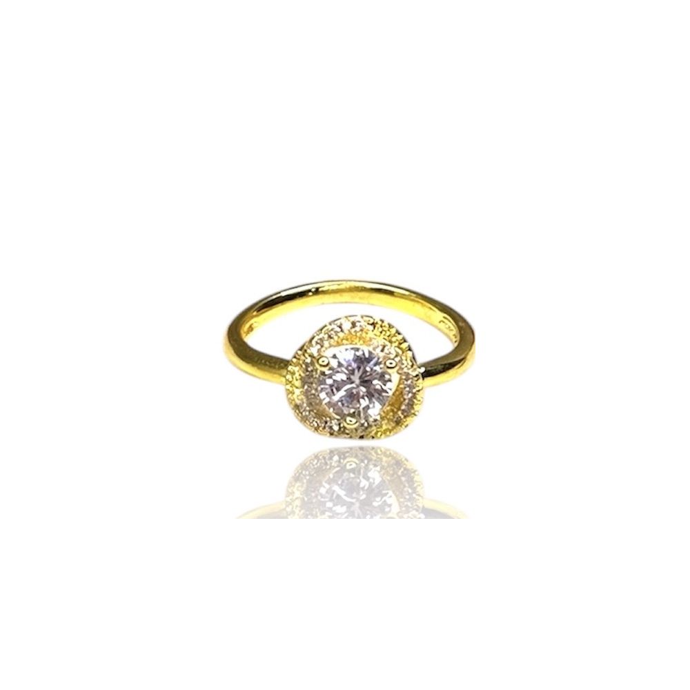 Anel Pequeno Príncipe Zircônia Banhado A Ouro 18k ... - RC JOIAS BY RUDI