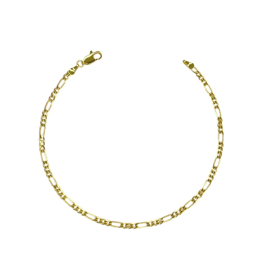 Pulseira 3x1 Chapada Fecho Mosquetinho Banhado A O... - RC JOIAS BY RUDI