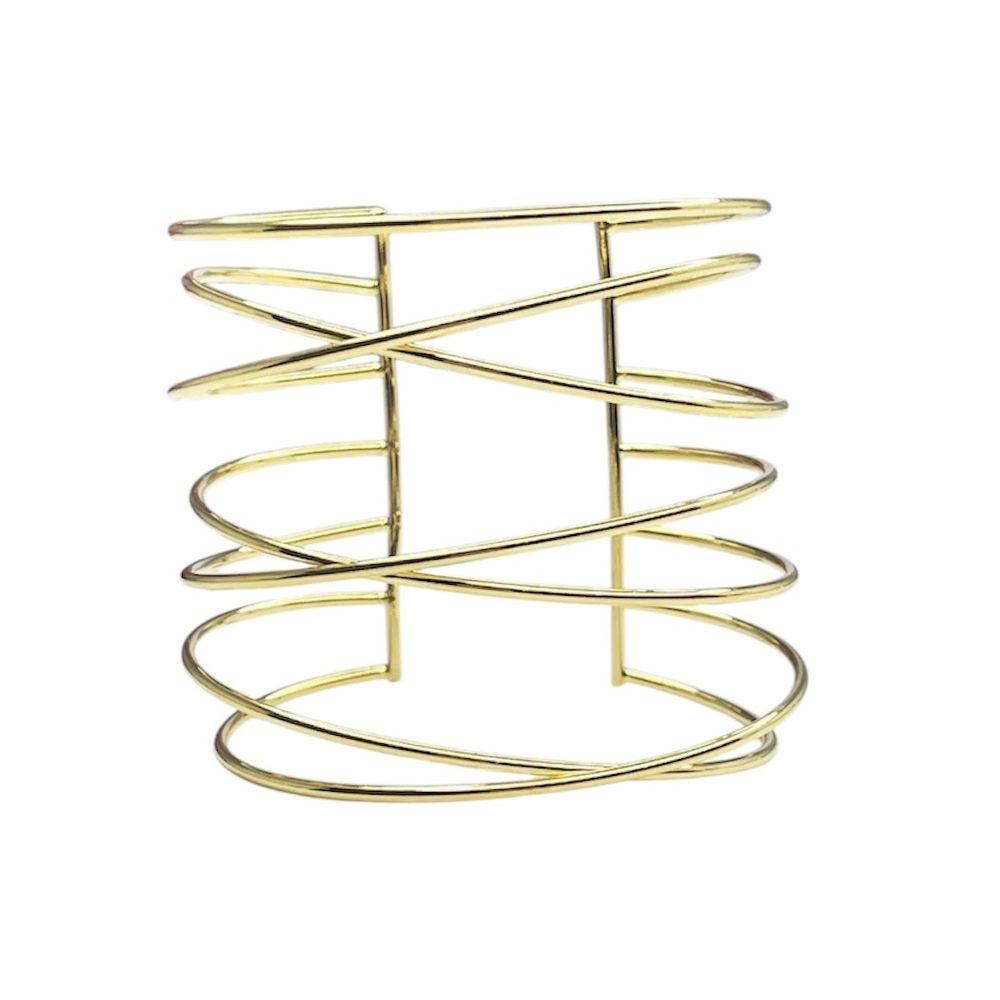 Pulseira Bracelete Fio X Banhado A Ouro 18K - 0000... - RC JOIAS BY RUDI