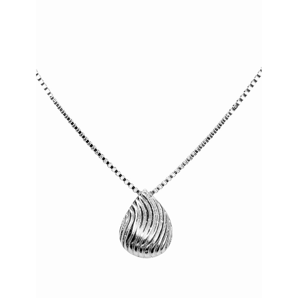 colar Gota Vitange Banhado A Prata 925 - 000000011... - RC JOIAS BY RUDI