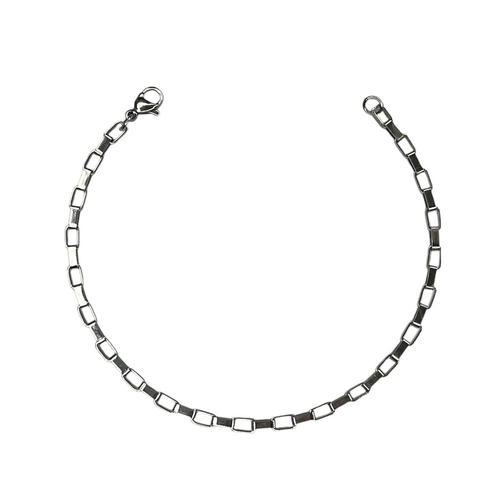 Pulseira Tijolinho Lagosta Aço Inoxidável - 00000... - RC JOIAS BY RUDI