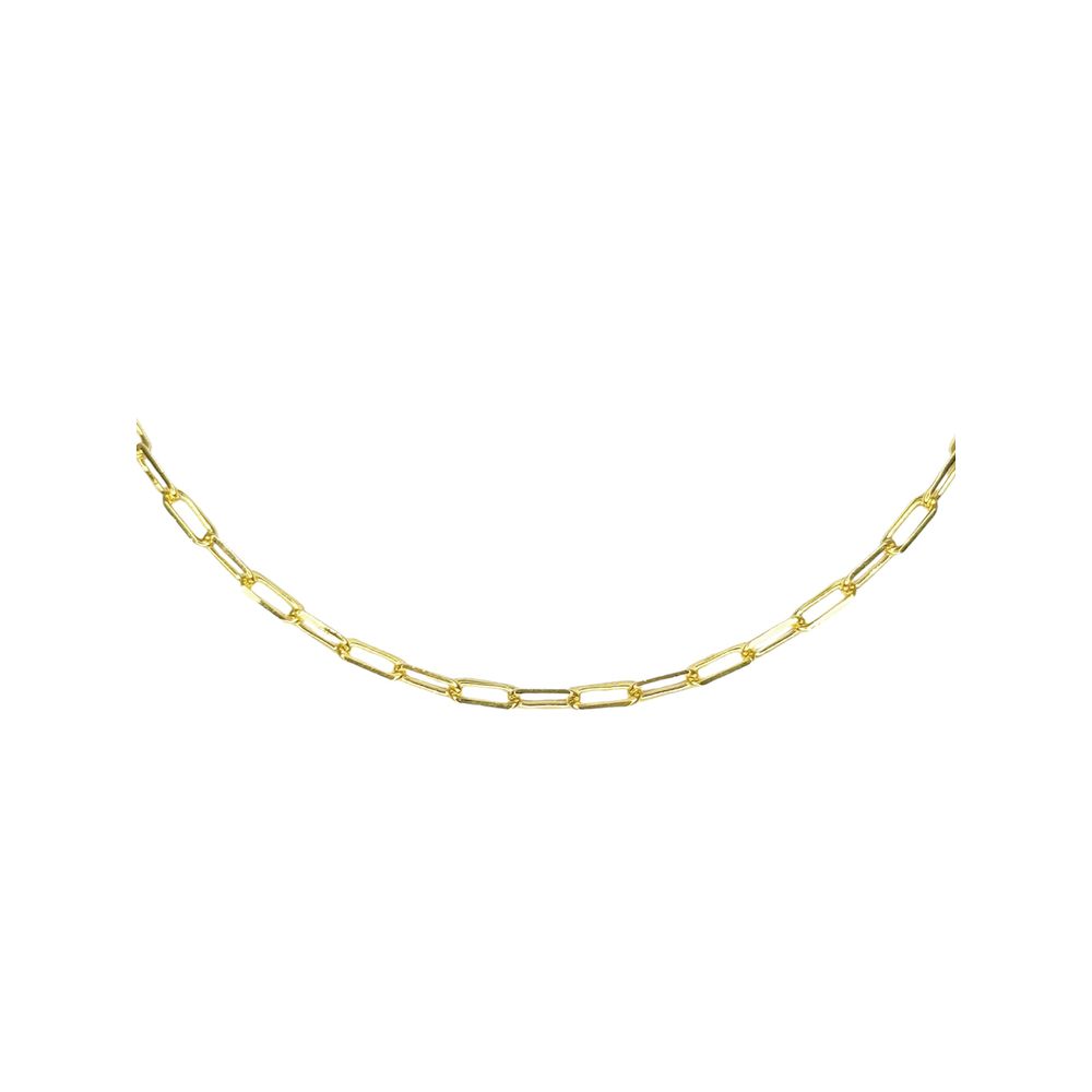 Colar Cartier Alongada Banhado A Ouro 18K - 000000... - RC JOIAS BY RUDI